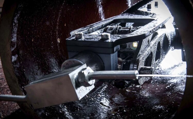  Removing pipe tuberculation (scaling)